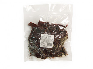 Орехи: Оленина вяленая (строганина)