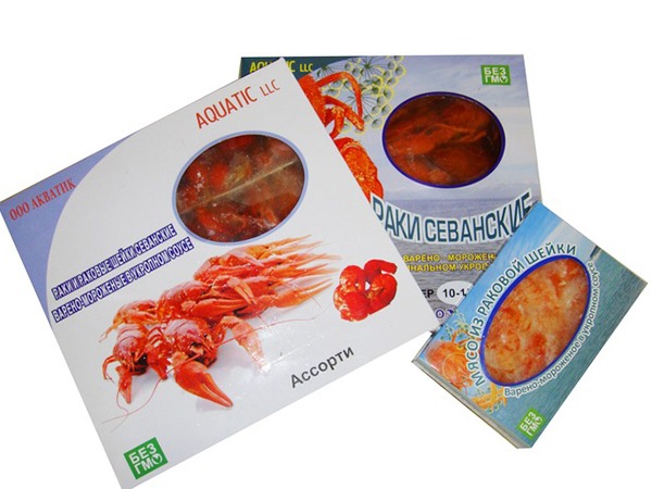Раки в ассортименте в Новороссийске