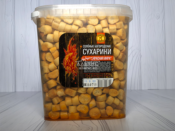 Сухарики с красной икрой в Новороссийске