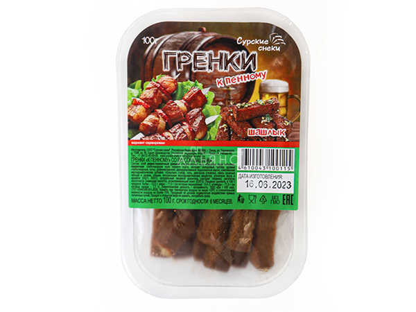 Сурские гренки Шашлык (100 гр) в Новороссийске