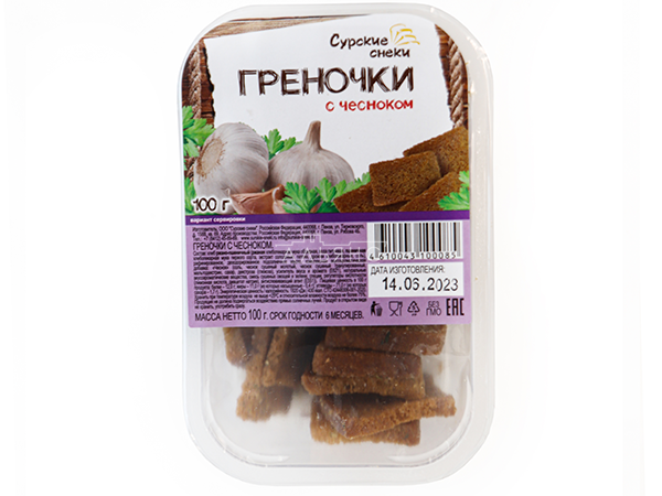 Сурские гренки с Чесноком (100 гр) в Новороссийске