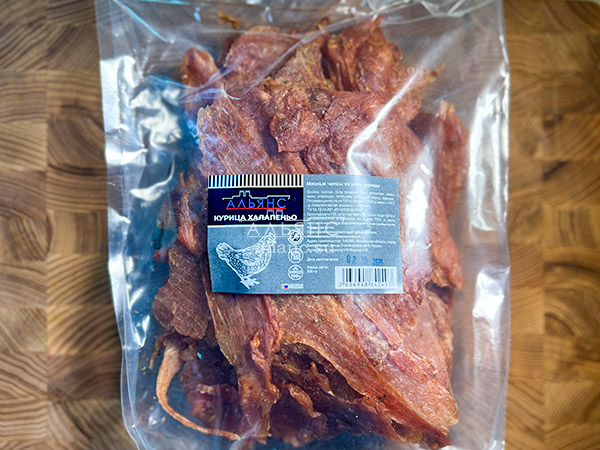 Мясо (АЛЬЯНС) вяленое курица 500гр "С халапеньо" в Новороссийске