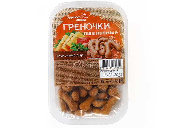 Сурские (ПШЕНИЧНЫЕ) Сливочный сыр (100 гр) в Новороссийске