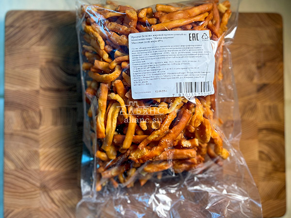 Нитка ЖАРЕНАЯ  Oktobersnack1 кг (сырный продукт) в Новороссийске