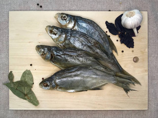 Свинина вяленая (строганина): Густера вяленая