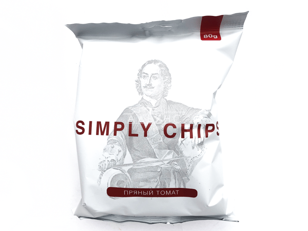 Картофельные чипсы "Simple chips" Пряный томат 80 гр. в Новороссийске